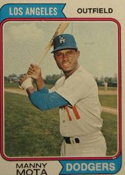 1974 Topps Baseball Cards      368     Manny Mota